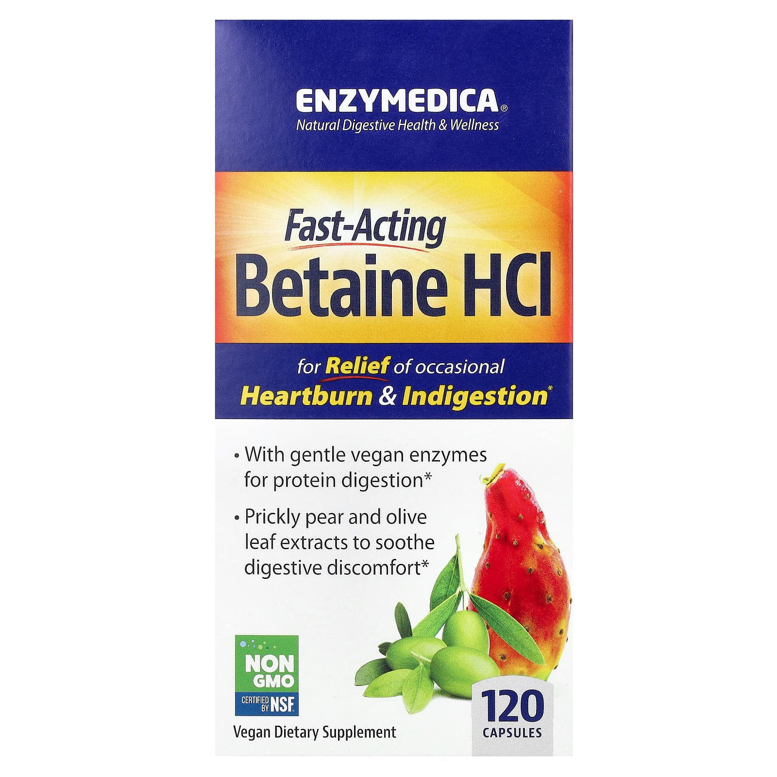 

Betaine Hcl, 120 Capsules