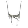 Trendy Necklace With Heart Wing Four Point Star Pendant And Tassels Detail Adjustable Neckchain Perfect For Gift Giving