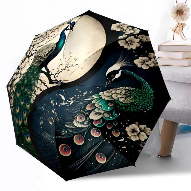 

Yin Yang Automatic Umbrella Compact & Durable 8-Rib Design Compact Design Durable Everyday Carry Umbrella Stylish Accessory