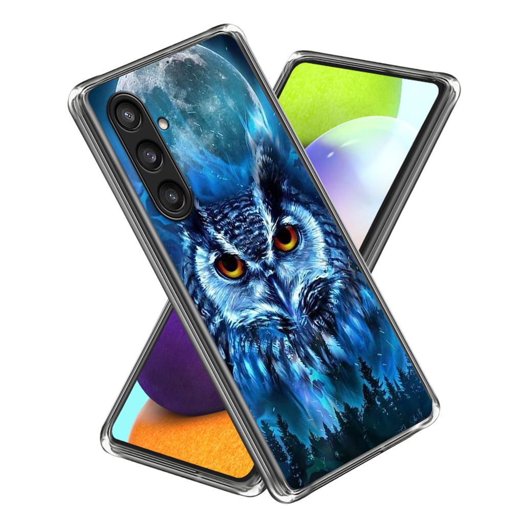 For Samsung Galaxy S24+ Case Scratch Resistant Pattern Printing TPU Phone Cover