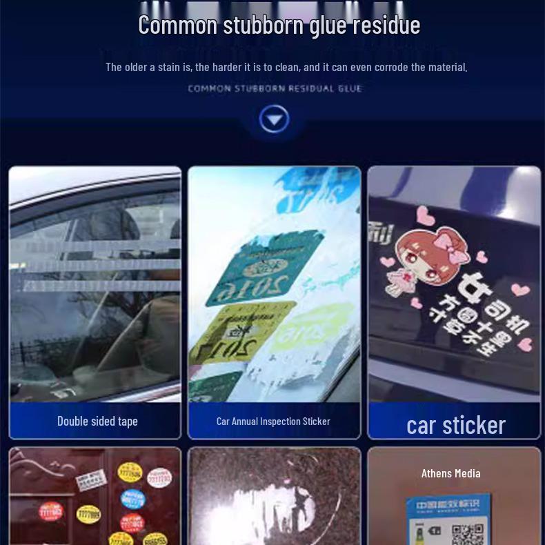 Glue Remover King: Multi-functional Adhesive & Degreaser - Safe for Car & Home Surfaces, Ideal for Small Label & Adhesive Removal