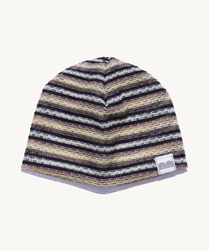 NOT NEW Summer Nn Label Pattern Beanie Gray