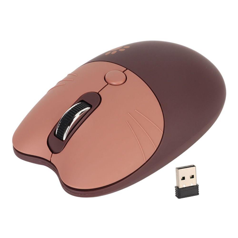 2,4G Katze Drahtlose Maus Plug & Play Niedliche Maus Lustige Drahtlose Maus Büro