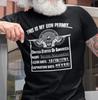 Gun Permit 2nd Amendment Pro Gun USA Flag T-Shirt Patriotic Shirts for Men