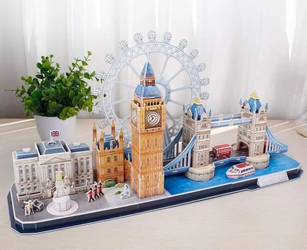 Cubic fun puzzle 3d city line london londyn cubicfun 107 elementy mc253h