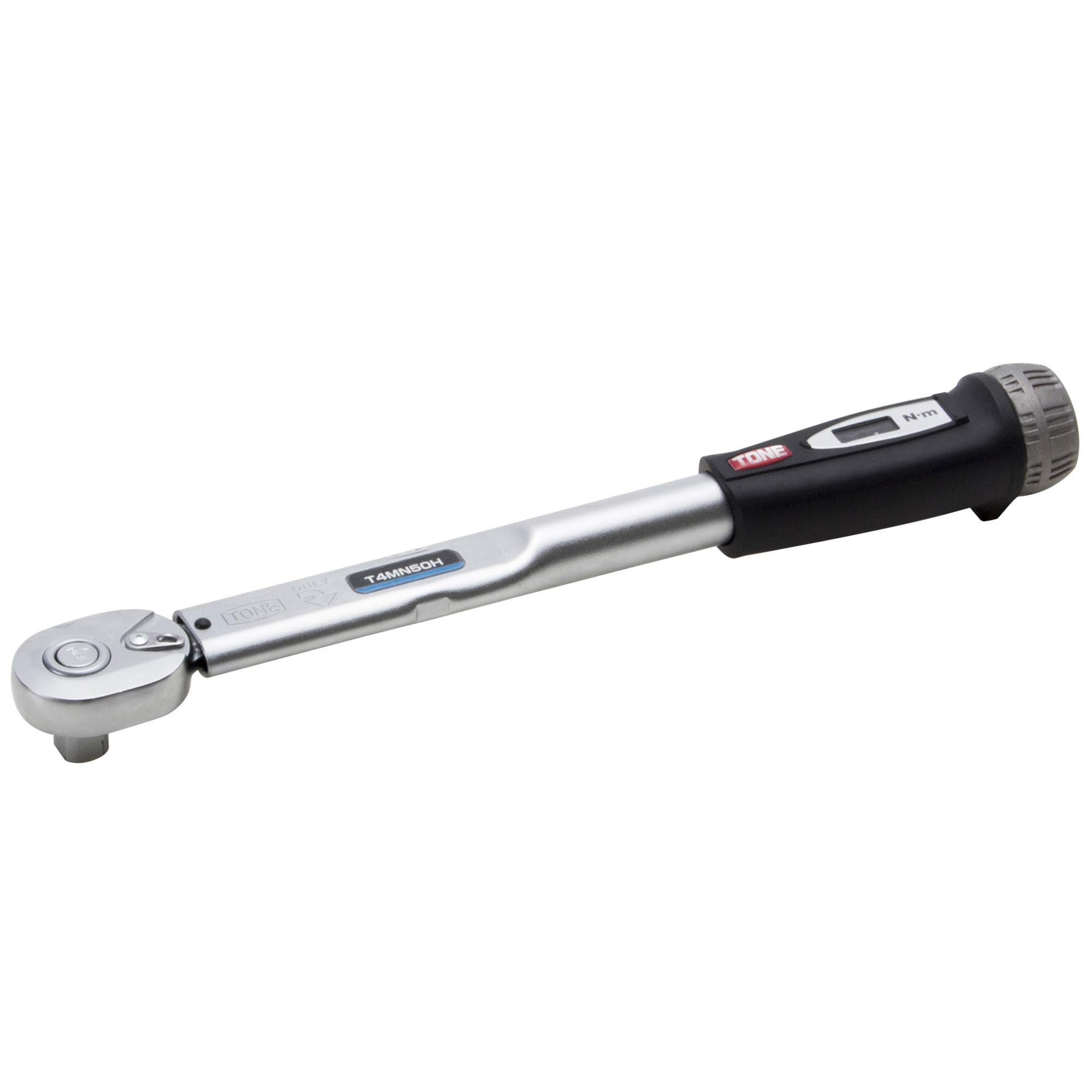 

TONE T4MN50H Preset Torque Wrench (Direct Set/Hold Type), 12.7mm (1/2 ) Drive, Black, 50Nm