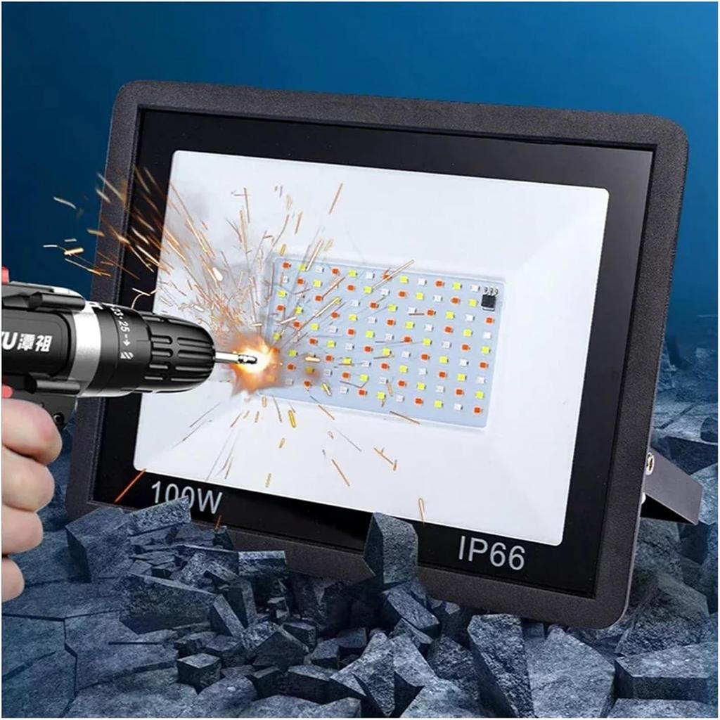 LED RGB Floodlight Reflector Outdoor Lighting AC 220 20W 30W 50W 100W IP66 Waterproof Outdoor RGB Spotlight Landscape Lighting for