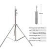 2.8m Portable & Durable Stainless Steel Photography Light Stand Tripod for Outdoor Use
