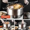 Adneny Stainless Steel 3-Layer Bottom Multi-Purpose Steamer & Soup Pot