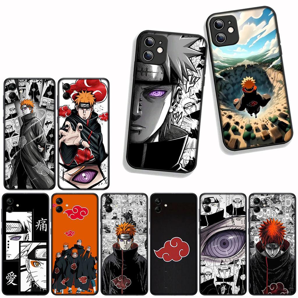 for Xiaomi Redmi Note 14 12 13 ProPlus A3 Pro Plus 12C 13C 14C 5G Phone Cover Case Pain Narutos Akatsuki Comics