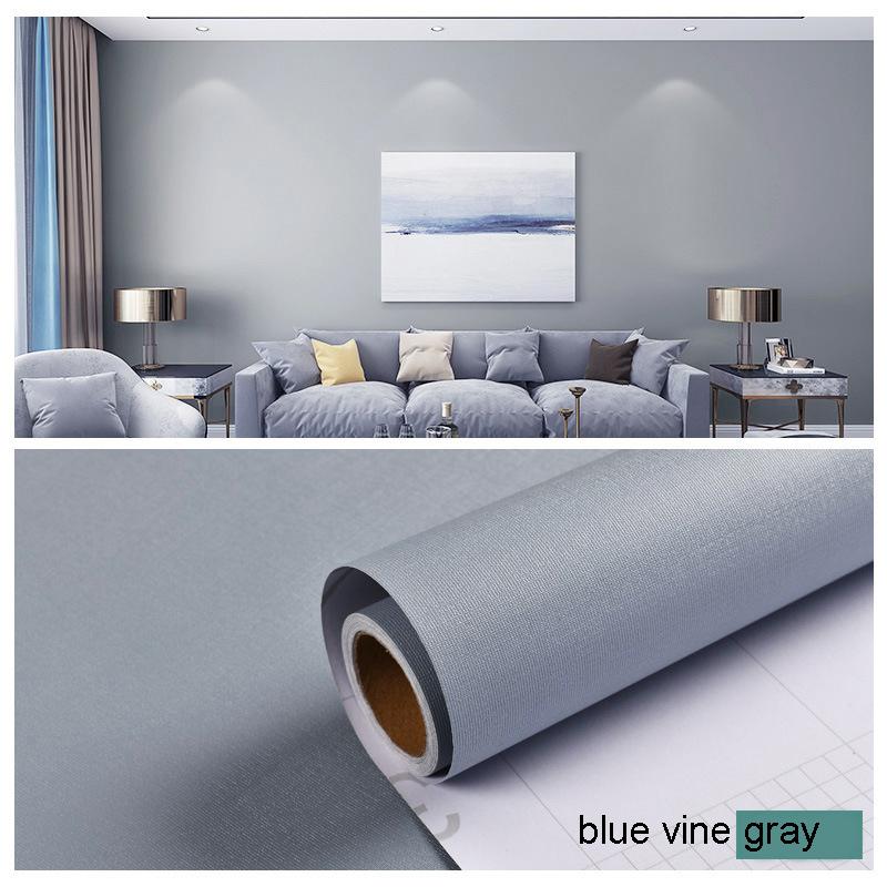 Solid Color Self-Adhesive Wall Decoration Sticker - Waterproof & Moisture-Proof, Instant Adhesive Sticker for Bedroom