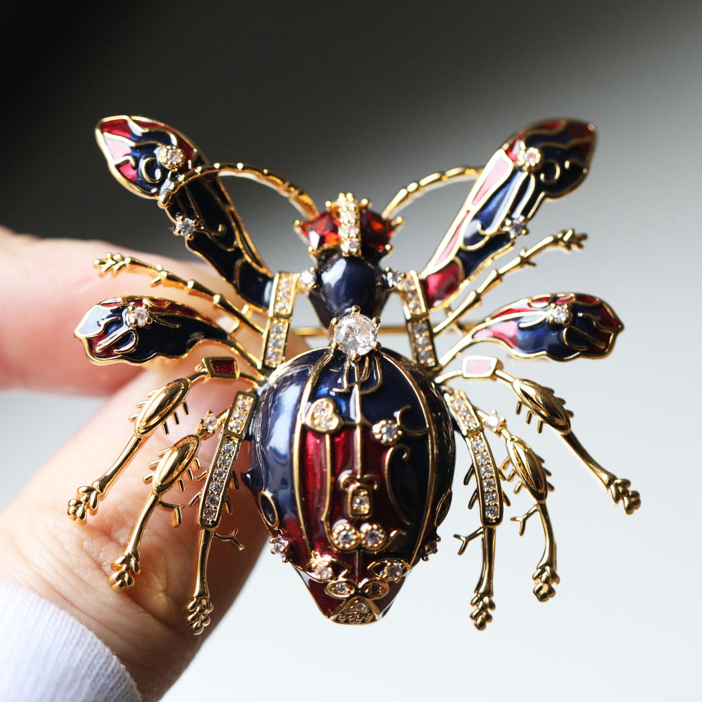 Bo Xin Yun Original Ant Brooch - High-End, Quirky, Niche Fashion Accessory