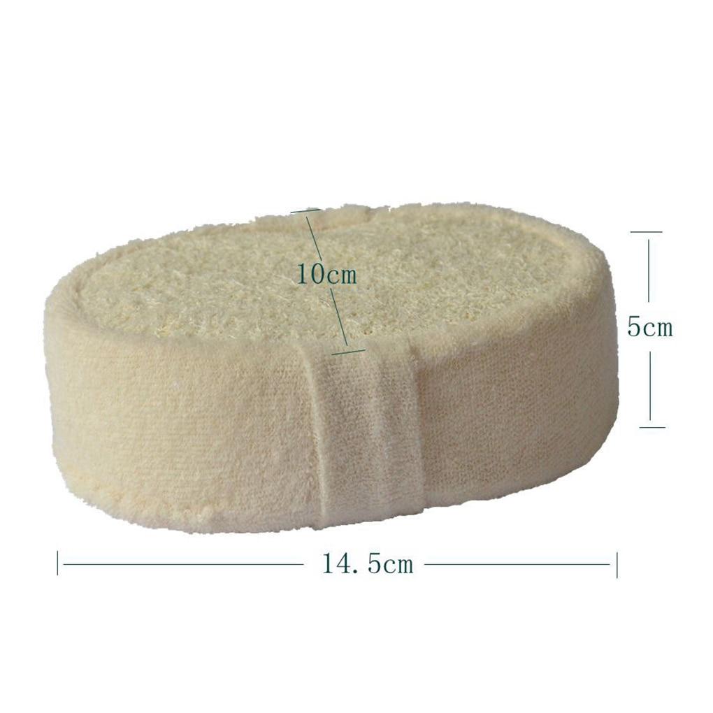 Loofah Ванна Растирание Шарик Ванна Полотенце Губка Ванна Шарик Банное полотенце бежевый