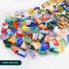 Diy Mosaic Fragments Irregular Shaped Handmade Stone Jade  Glass Particles