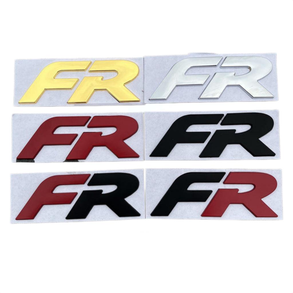 3D Metal Logo Car Rear Trunk Sied Fender Emblem Badge Sticker Decal for Car Decorative Stickers