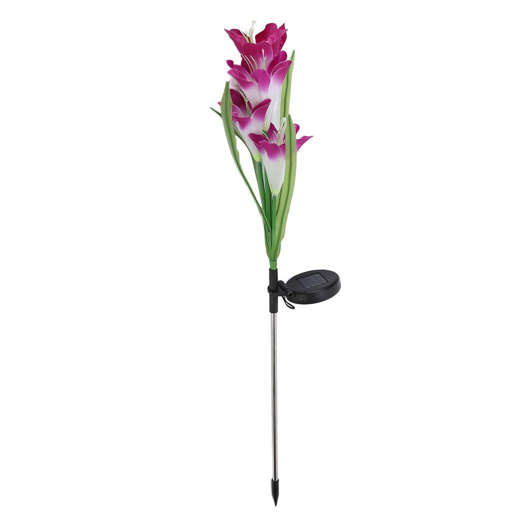 Solar Powered Flower Lights Waterproof Outdoor Solar Garden Stake Lights for Garden Patio Backyard