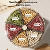 360° Rotating Kitchen Rice Bucket,split Type Sealed Jar,moisture-proof,insect Proof,grain Miscellaneous Grain Storage Container