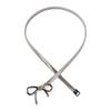 Y2k Thin Belt Silver Metal Waist Chain Sweet Elastic Bow Belt  Trouser Decoration