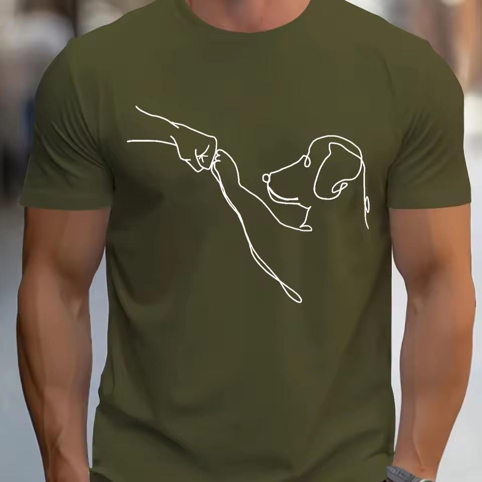 Summer Animal 3D Print T-Shirts Men Casual Fashion Streetwear O-Neck Oversized T Shirt Tops Clothing