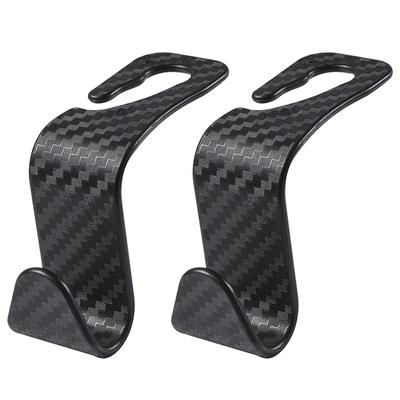 2Pcs Car Seat Hooks Car Accessories Pillow Storage Hooks Grocery Bags Hidden Creative Hook