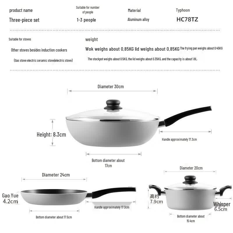 COOKER KING Non-stick Cookware Set
