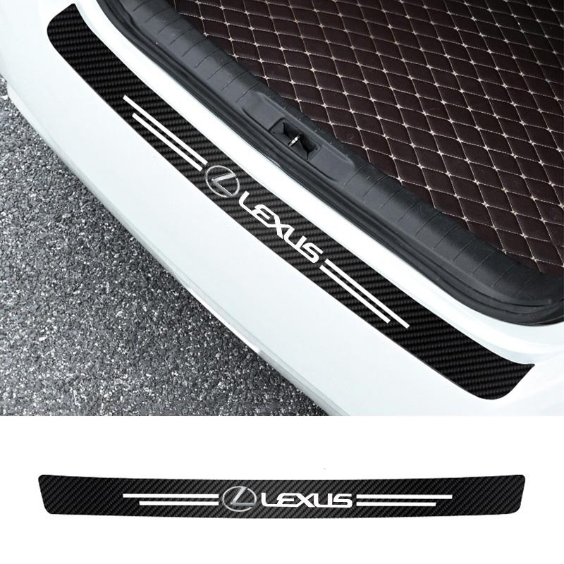 Carbon Fibre Car Threshold Stickers For Lexus RX330 IS250 Ct200h IS350 RX350 LS430 Car Door Trunk Decorative Sticker Car StylingKZ1
