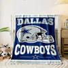 Dallas Cowboys Helmet Logo Design Blanket Flannel blanket for bedroom, living room, sofa, and nap sofas.