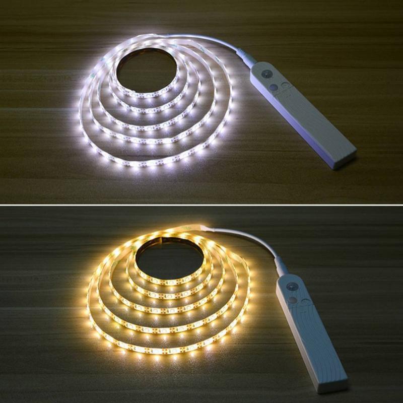 LED Strip Light USB 5V Automatic Power Saving Motion Sensor Built In Timer For Living Room Bedroom 1/2/3M