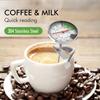5-Inch Dial Probe Thermometer 0-100 °C Milk Coffee Thermometer Instant Read Stainless Steel for Kitchen Food Cooking Milk Coffee