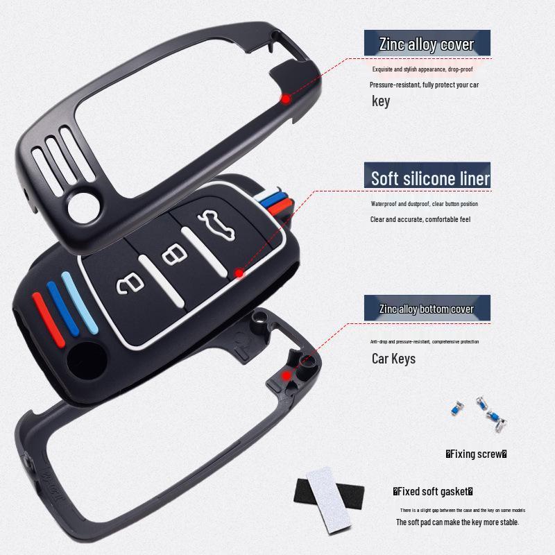 Premium Key Shell for Geely 17-21 Vision, X1, X3, King Kong, Panda Models