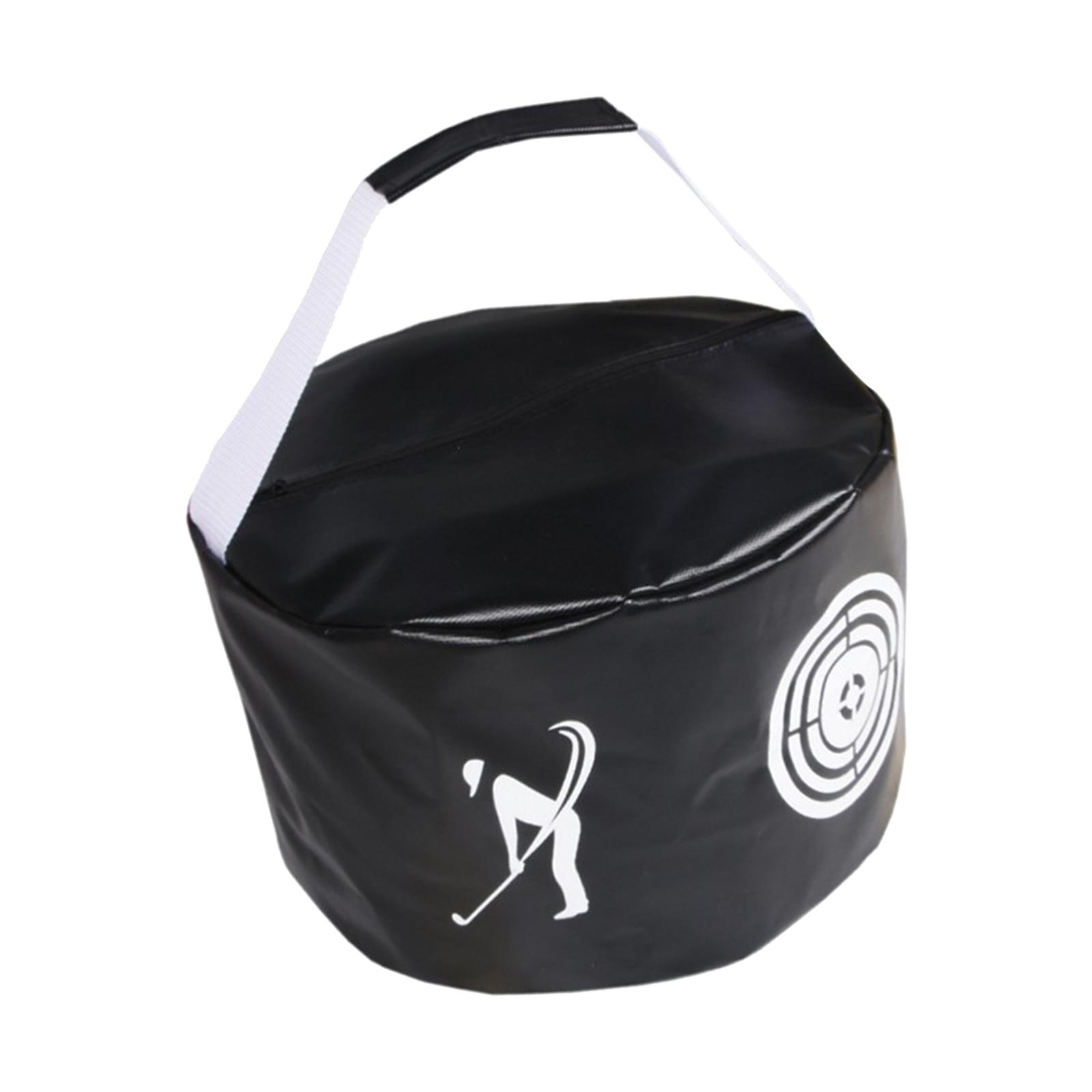 Golf Swing Bag Hitting Bag Waterproof Lightweight Carry Bag Golf Strike Bag for чёрный