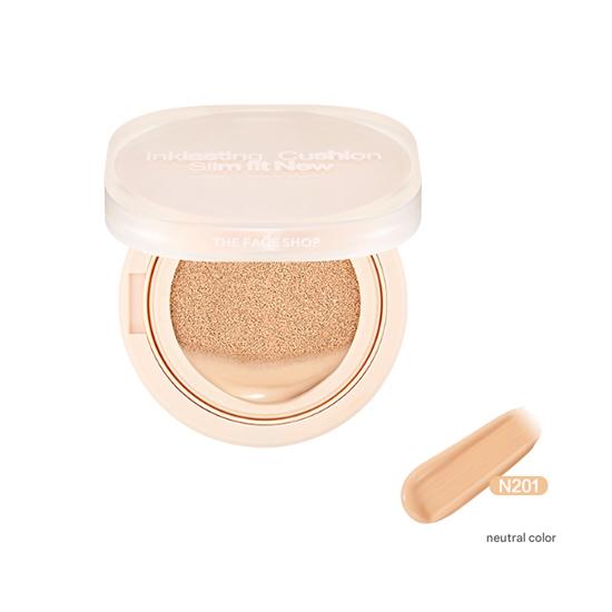 The Face Shop Ink Lasting Cushion Slim Fit New SPF35 PA++  Main 12g, Refill 12g  (9 Options)