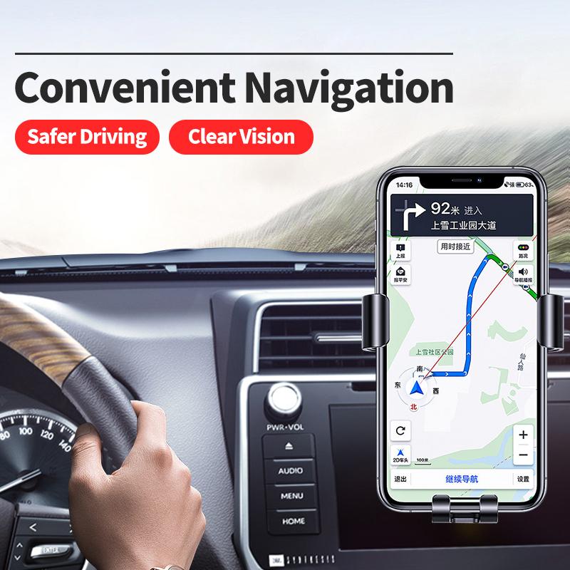 For Toyota Land Cruiser Prado 150 200 2010-  Gravity Mobile Phone Bracket Lc150 LC200 Phone Holder Interior Accessories