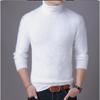 Winter Pullover mit halbem Rollkragen für Herren mit dickem Samt und locker gestrickter Basis