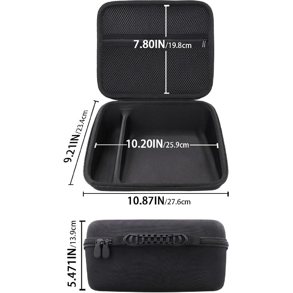 Label Printer Case Compatible with Brother P-Touch PT-D610BT/PT-D610BTVP/PTD600 Business Professional Connected Label Maker(Black Case)