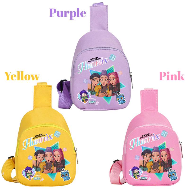 For kpop Shoulder Backpack Chest Bag K-pop Diagonal Cartoon Student Classic Lightweight Girly Gift Storage travel crossbody bag
