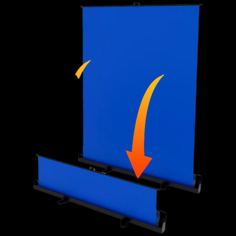 Portable Retractable Chroma Key Backdrop