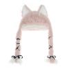 Fursuit Fur Plush Warm Hat Winter Costume Party Hat Handmade Cat Ears Headwear