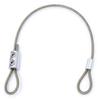 Adjustable Transparent Rubber-Coated Steel Wire Picture Hanging Device with Locking Line and Aluminum Sleeve Safety Rope