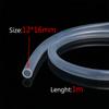 1M Transparent Clear Out Diameter 4~16mm Beer Milk Pipe Plumbing Hoses Flexible Tube Silicone Rubber Hose
