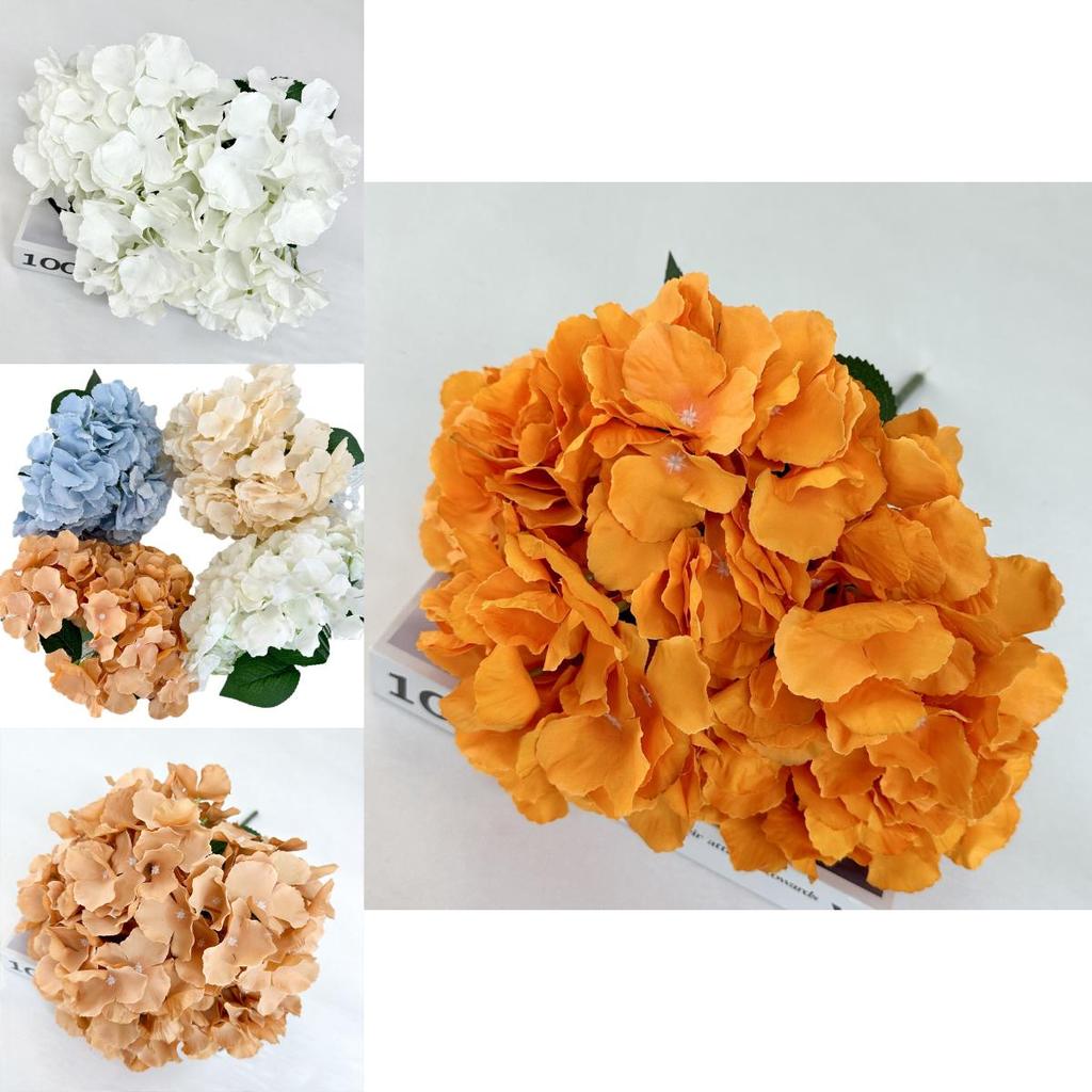 Classic Silk Flower Handheld Bouquet With Large Petals For Festive Decor And Photography