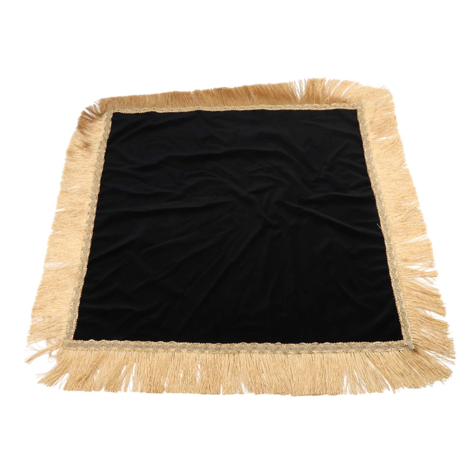 European Tassel Tablecloth Retro Tablecloth Velvet Table Cover чёрный