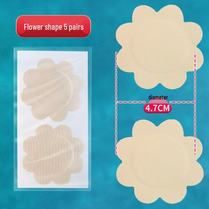 Ultra-Thin Breathable Non-Woven Unisex Nipple Covers for Anti-Protrusion and Seamless Fit