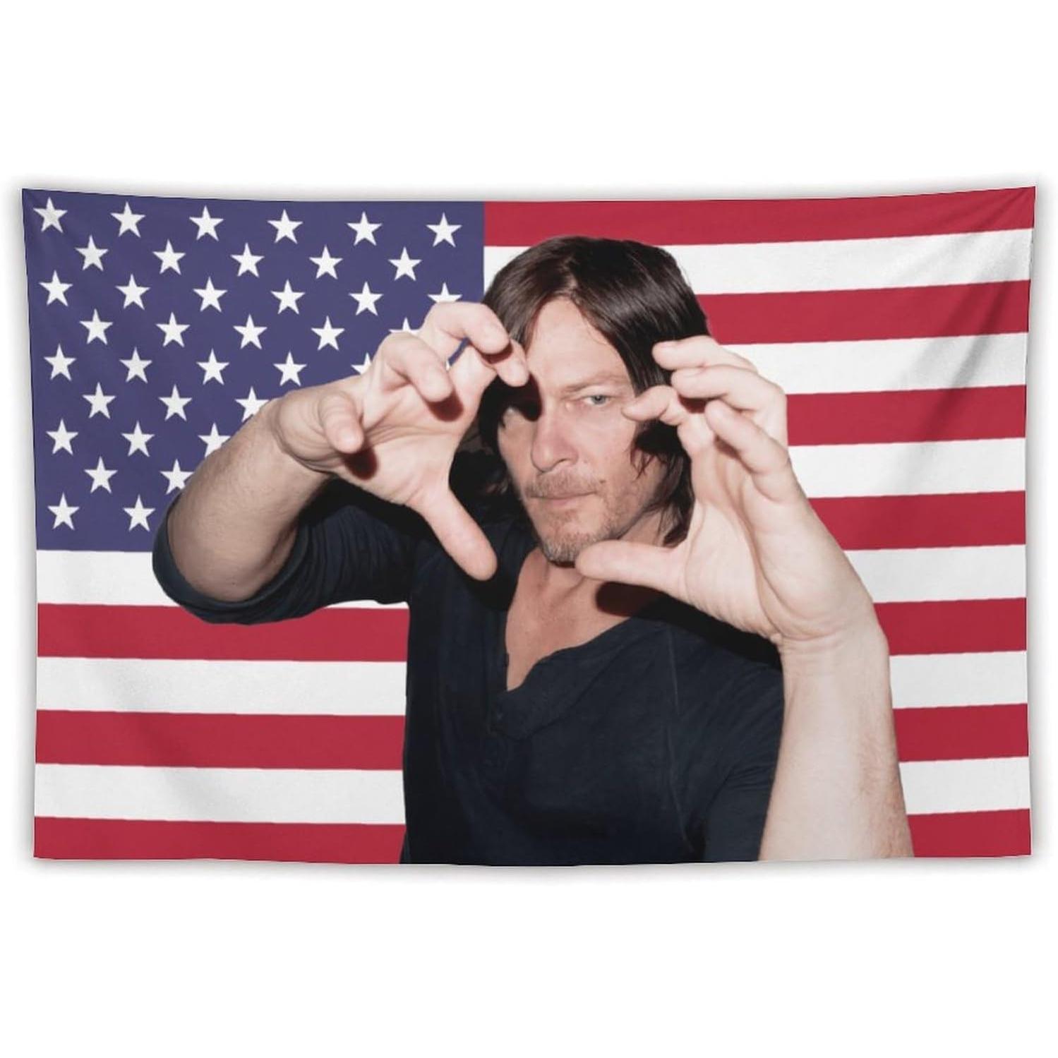 Tapestry ykhjsdmz Daryl Star Dixon pink 75x100