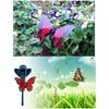 Vanki Solar Yard Stake Fluttering Insects Solar or Battery Powered 5 PCS Butterfly