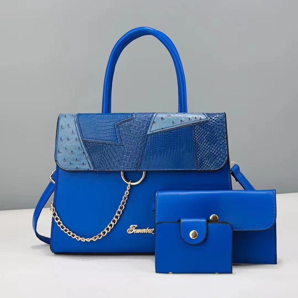 Assemble Three High-end Women's Handbags  Versatile Large-capacity Trendy Chain Accessory Bags