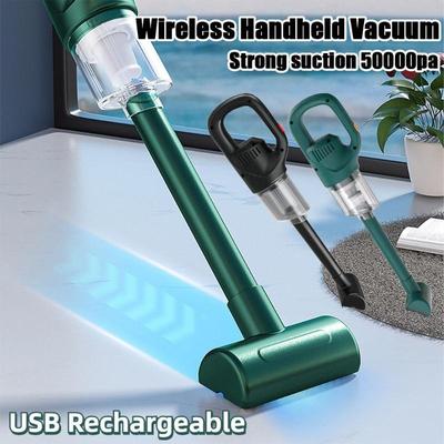 Kabelloser, wiederaufladbarer USB-Staubsauger, tragbarer tragbarer Haushalts-Fahrzeugmontierter, leistungsstarker Saugstaubsauger