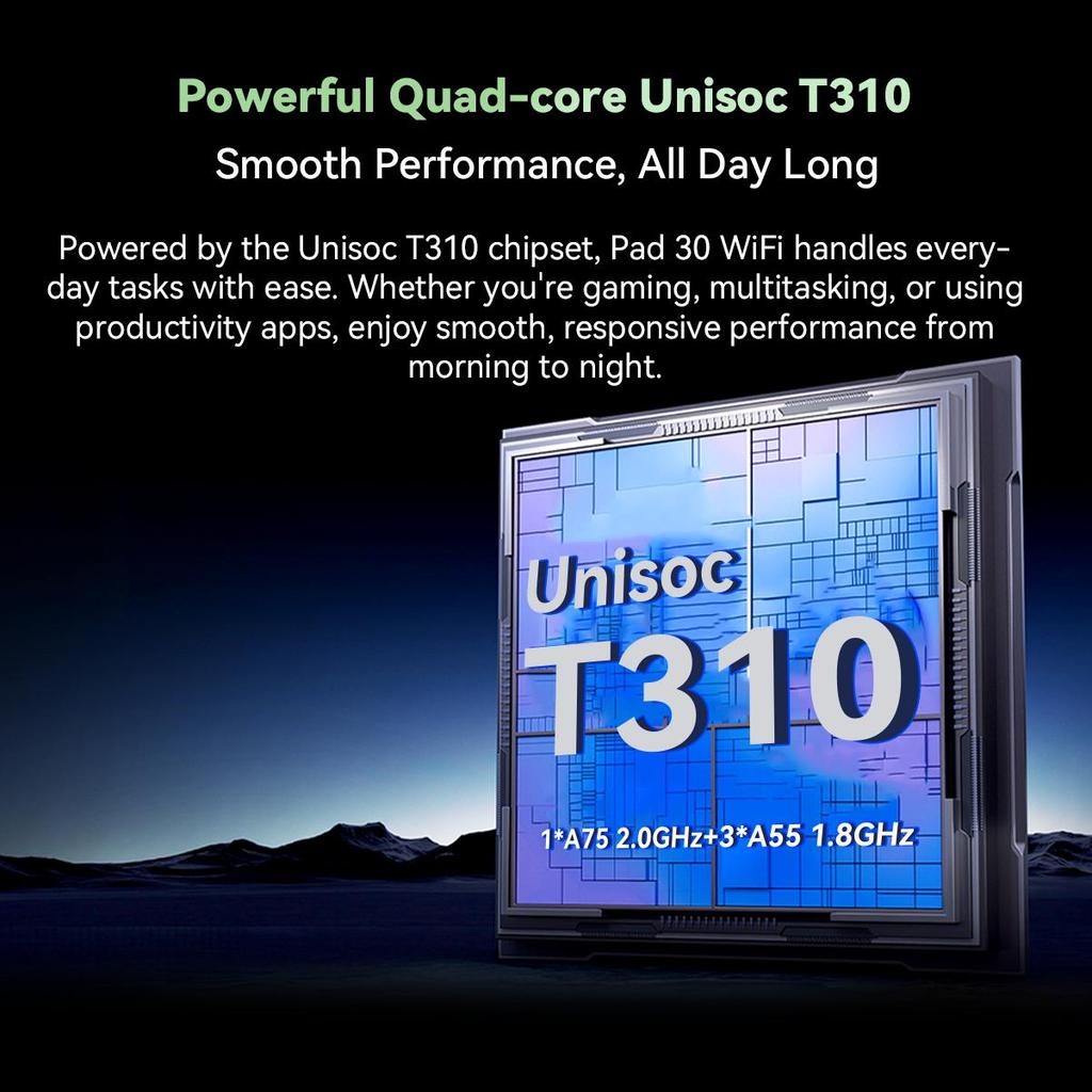 Osacl Pad 30 Wifi 10.1inch 60HZ Tablet Android 15 4GB RAM 64GB ROM  UMS312  (T310)