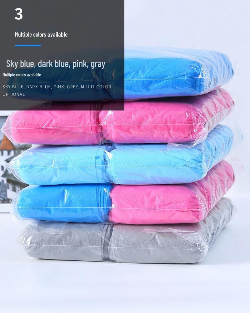 Extra Thick, Wear-Resistant, Anti-Slip Non-Woven Shoe Covers for Home, Students & Adults