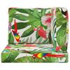 Outdoor Sofa Cushions 3 Pcs Multicolored Polyester